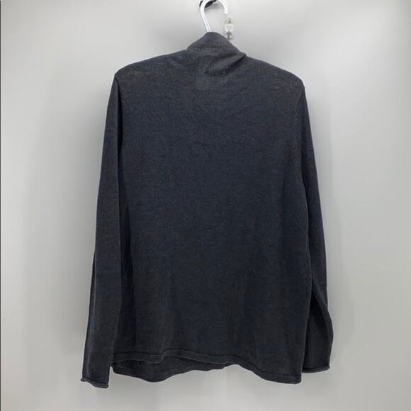 Old Navy cowl neck grey sweater graphite color cotton blend soft loose fit  XXL - Picture 4 of 5